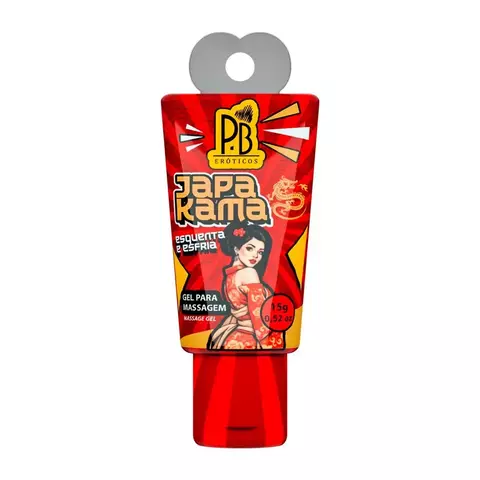 Gel para Massagem Japa Kama 15g Linha PB Eróticos