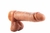 Pênis Real Realístico Com Escroto e Ventosa 18 X 4,7 CM - Surpresinhas