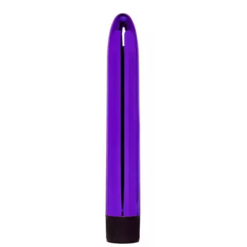 Vibrador Personal Potente Lilás e Metalizado 17 cm, Multivelocidade - A prova d'água - comprar online