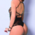 Body sensual sem manga e detalhes na parte superior da peça - YAFFA Lingerie - comprar online