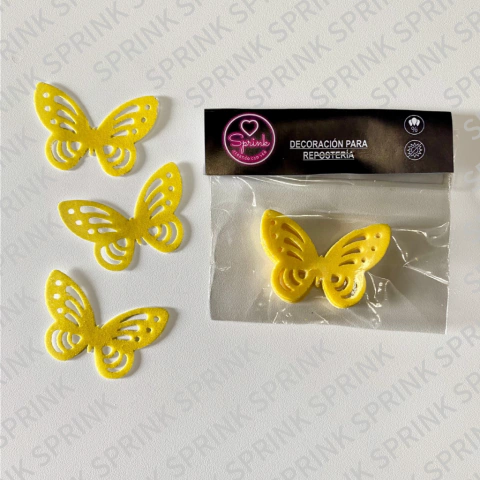 Mariposas Troquedalas Amarillo - comprar online