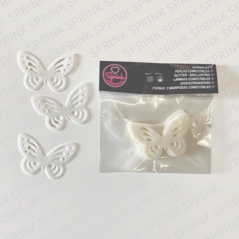 Mariposas Troquedalas Blancas - comprar online