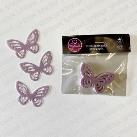 Mariposas Troquedalas Lila - comprar online