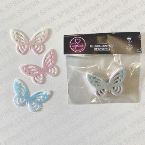 Mariposas Troquedalas Mix Pastel - comprar online