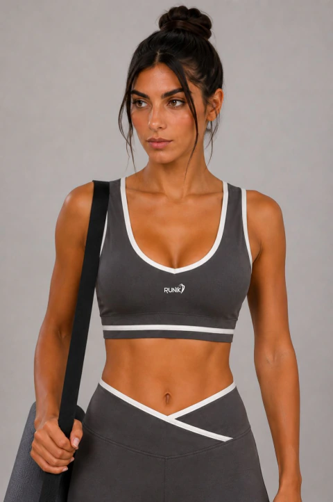 TOP DEPORTIVO CON VIVOS EN V - tienda online