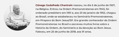 Banner da categoria Cônego Godofredo Chantrain