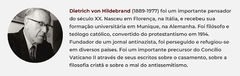 Banner da categoria Dietrich von Hildebrand
