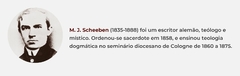 Banner da categoria M. J. Scheeben
