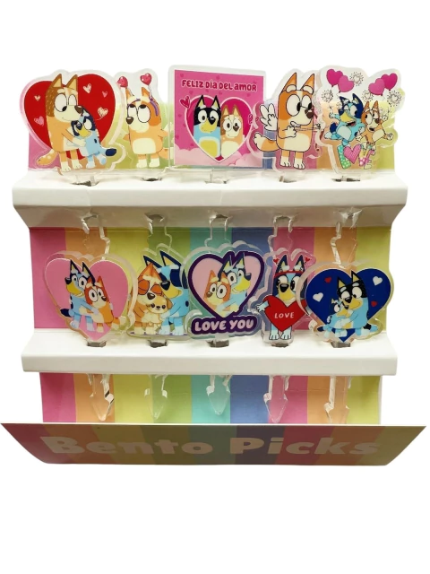 Picks Bluey San Valentin - comprar en línea