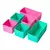 Moldes de Silicona Cuadrados Yumbox Rosa y Turquesa