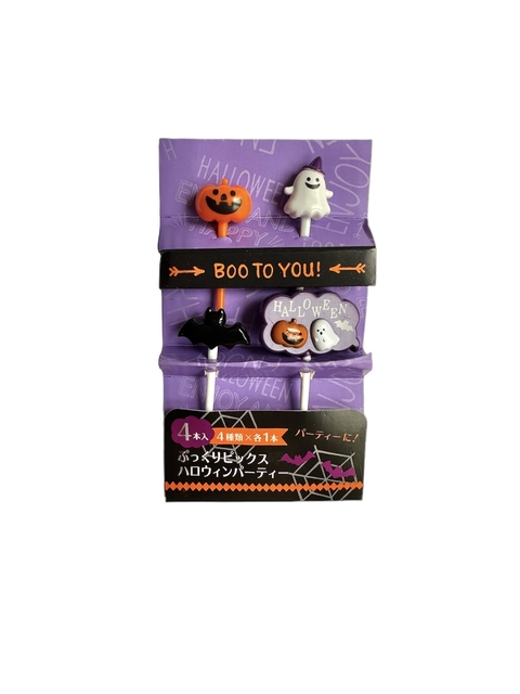 Picks Pumpkin y Fantasma Halloween