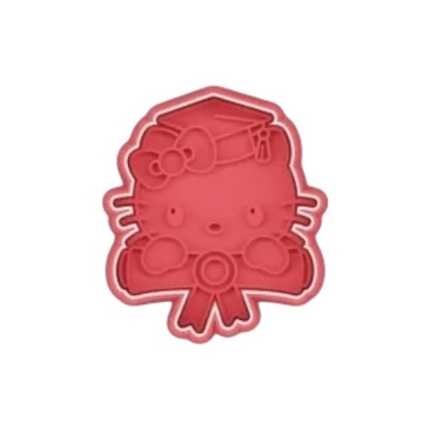 Cortador Cara Kitty Diploma - comprar en línea