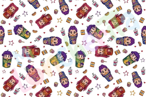 Papel Huntrix Kpop Grado Alimenticio - comprar en línea