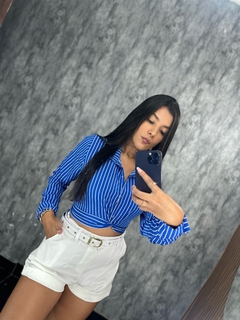 Cropped camisa Bea - loja online