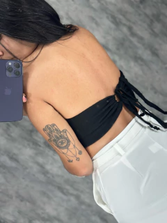 Cropped crochê - comprar online