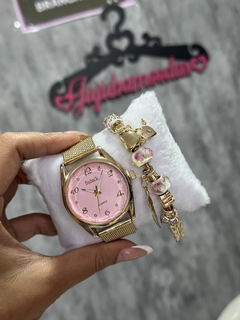 Relógio + pulseira - comprar online