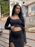 CROPPED DAFNE | BLACK - comprar online