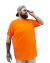 Remera de algodon Naranja