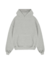 Hoodie Frisado Gris Melange Claro