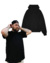 COMBO Hoodie Frisado + Remera negra