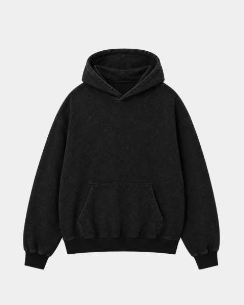Hoodie Heritage Negro Marmolado