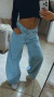 Jean Wide celeste - comprar online