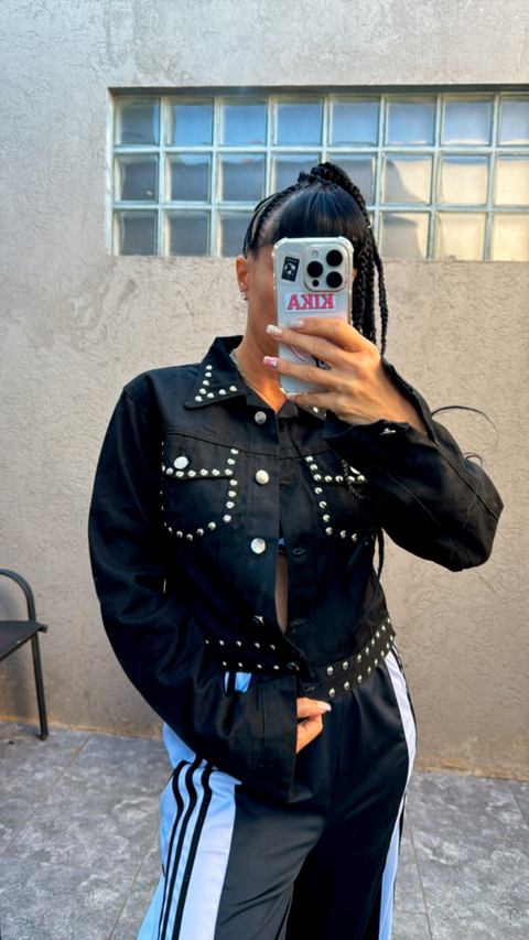 Campera negra Emilia - comprar online