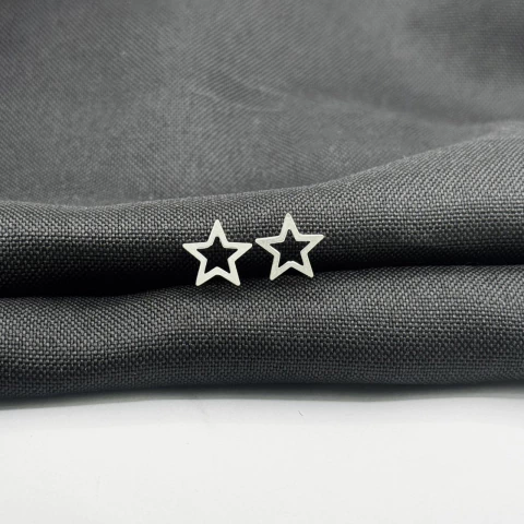 Brinco Estrela G em Prata 925