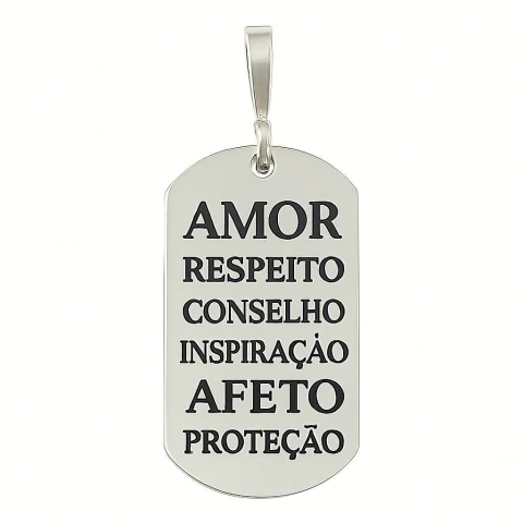 Pingente Pai em Prata 925