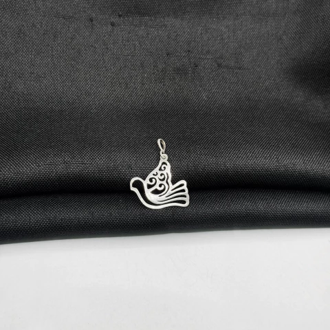 Pingente Divino Espírito Santo Em Prata 925