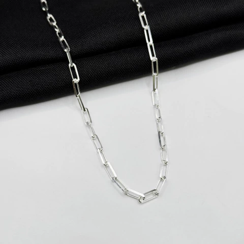Corrente Cartie 3mm 60cm em Prata 925