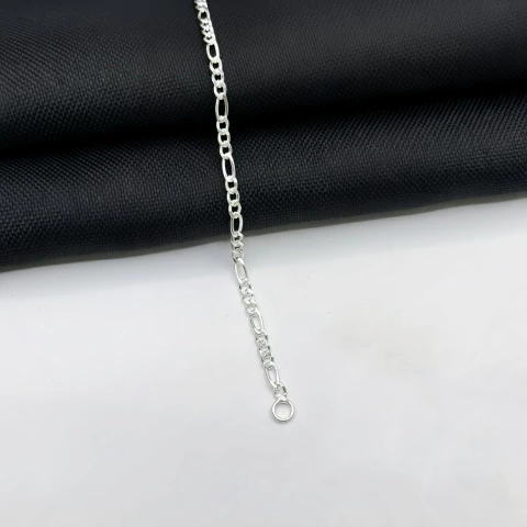 Pulseira 3x1 2mm em prata 925