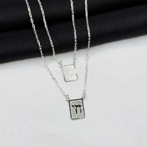 Escapulário Judeu em Prata 925