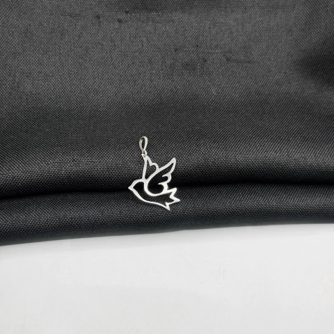 Pingente Divino Espírito Santo Em Prata 925