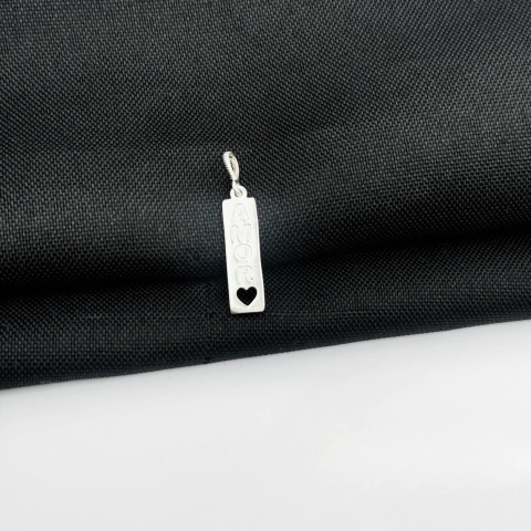 Pingente amor em prata 925