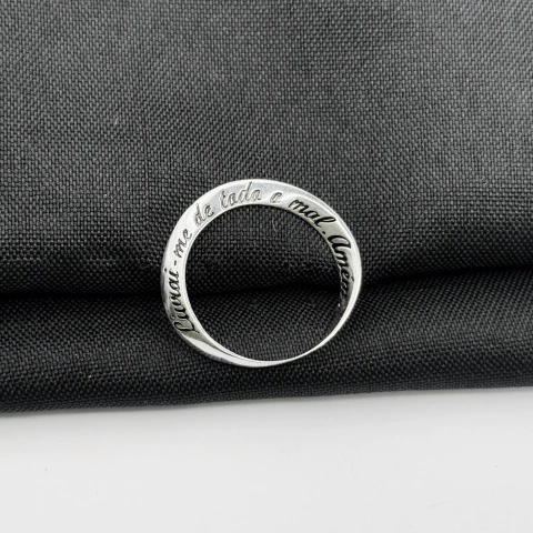 Pingente livrai-me de todo mal amém em prata 925