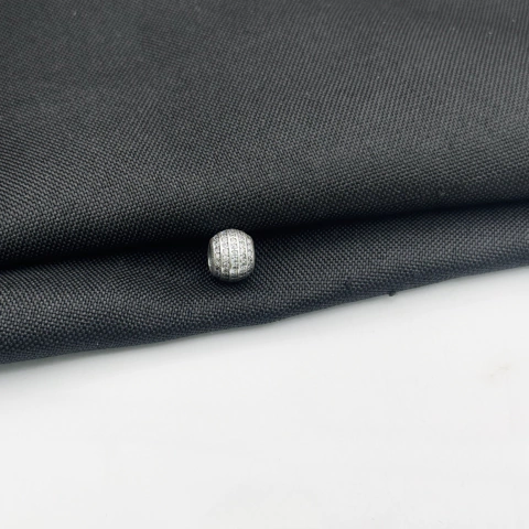 Berloque separador cravejado em prata 925