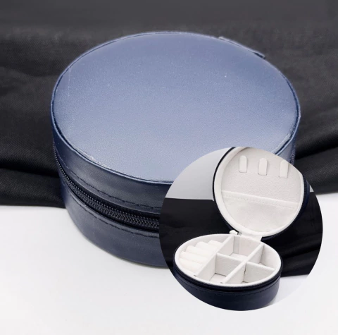 Porta Joias Pequeno Azul Marinho