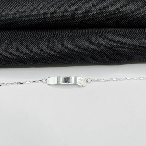 Pulseira baby nsa senhora aparecida em prata 925