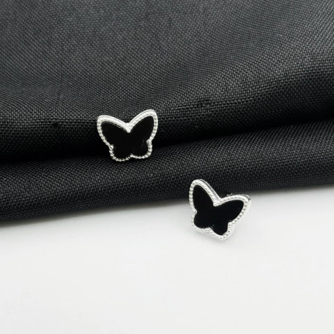 Brinco borboleta em prata 925
