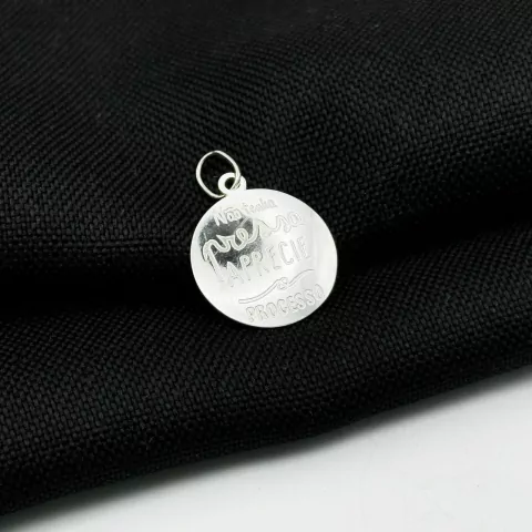 Pingente não tenha pressa aprecie o processo em prata 925