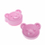 959 - Rosto de Urso Médio 3,5cm - Molde Flexarte -