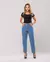 Calça Jeans Mom Feminina Cintura Alta 101vibes 100% Algodão
