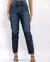 Calça Jeans Mom Feminina Cintura Alta 101vibes 100% Algodão - comprar online