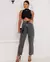 Calça Jeans Mom Feminina Cintura Alta Algodão - comprar online