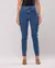 Calça Jeans Mom Cintura Alta Básica com Elastano