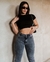 CALÇA MOM PRETA VINTAGE na internet