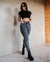 CALÇA MOM PRETA VINTAGE - comprar online