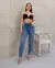 Calça Jeans Feminina Mom Básica Cintura Alta - comprar online