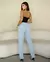 CALÇA JEANS WIDE LOOSE FEMININA CINTURA ALTA LINHA ECO - BE GRINGA
